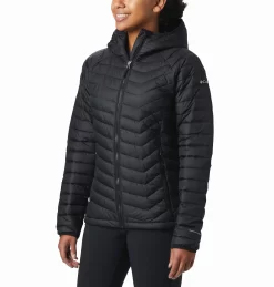 Jas Columbia Women Powder Lite Hooded Black