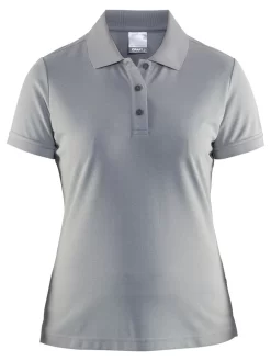 Polo Craft Women Classic Pique Grey Melange