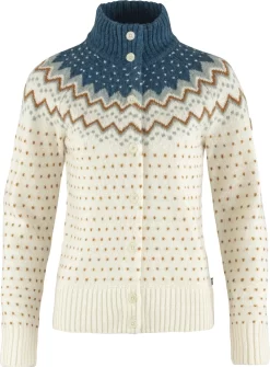 Fjallraven Vest Fjällräven Women Övik Knit Cardigan W Glacier Green