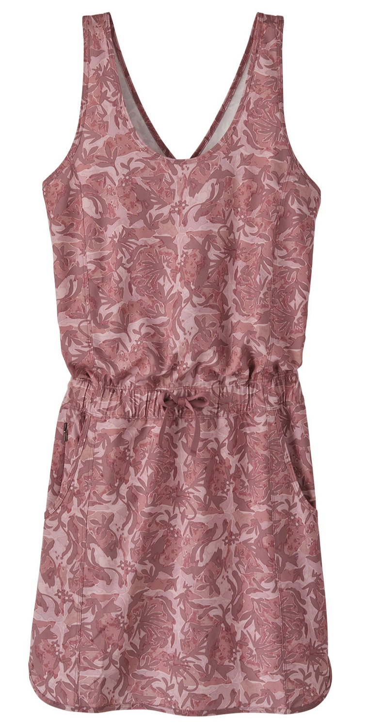 Jurk Patagonia Women Fleetwith Dress Lands And Waters Evening Mauve